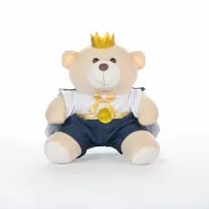 Ursinhos de Pelúcia Princesa e Príncipe Bebe Decoração