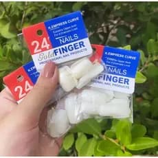 Kit Unhas Postiças 4 Pacotes – Material Forte, Alta Qualidade e Aceita Esmaltação