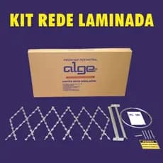 Kit Rede Laminada Aço Galvanizado 0,5m X 3m - Proteção e Durabilidade Garantida