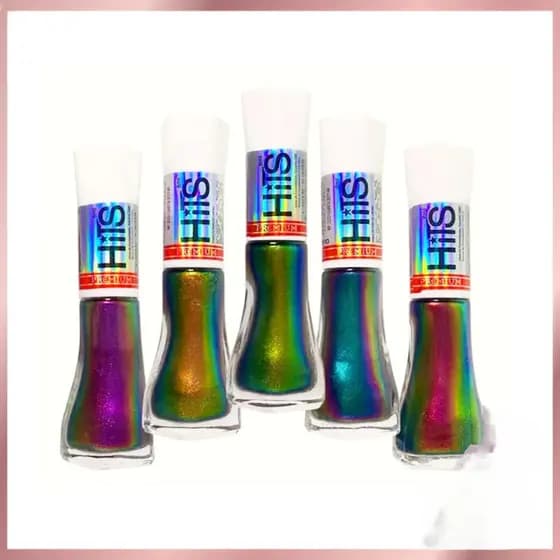 Esmalte Hits Multichrome Premium – Cores Vibrantes e Efeito Camaleônico Incrível
