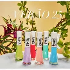 Kit Esmaltes Hits Linha Verão 2025 8ml com 6 Unidades - Cores Vibrantes para Suas Unhas