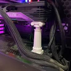 Suporte Placa de Vídeo Ajustável Coluna Grega, Suporte Placa de Vídeo, Espaçador de placa Ajustável