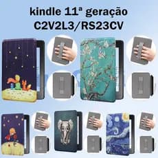 Lua cheia Capa Com Alça para Kindle 11ª geração 6 polegadas C2V2L3  (2022) / RS23CV  (2024)
