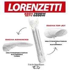 Resistência Chuveiro Lorenzetti Ducha 127v/220v Advanced MultiTemperaturas Top Jet MultiTemperaturas