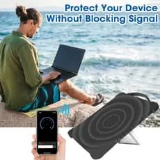 Capa Protetora de Silicone Preto para Starlink Mini - Proteção Completa e Absorção de Choque 360°