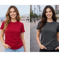 Blusa feminina camiseta feminina básica lisa para academia uso diário conforto e estilo versátil