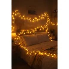 Pisca‑pisca de Natal 100 leds Cordão Branco Quente 10M  - 110V