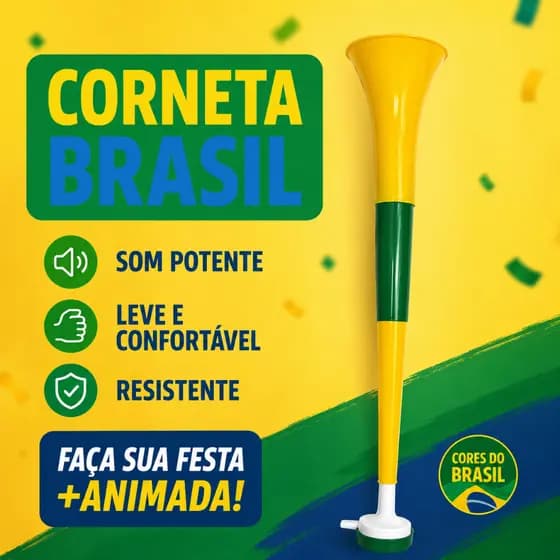 CORNETA BRASIL - FLASH SHOP