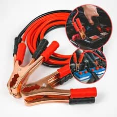 Cabo Carga Bateria 2.2m 500 Amperes 10mm Chupeta Automotivo