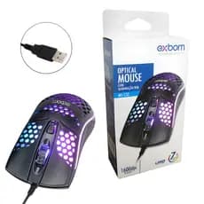 Mouse Gamer Ultra Leve 7 Cores Com Iluminação Rgb