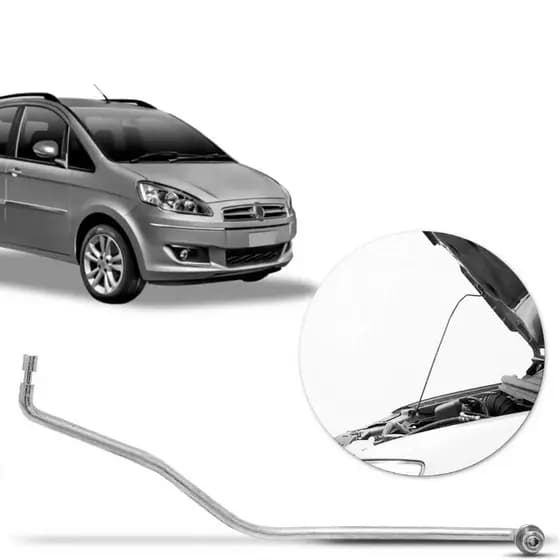 Vareta Haste Sustentação Capô Fiat Idea 2006 - 2010