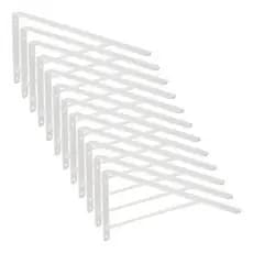 12 X Mão Francesa 40cm Cantoneira Prateleira L Suporte Tábua