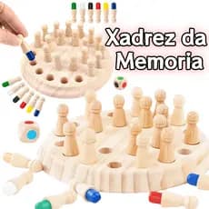 Jogos de Montessori  Aprendizagem de Memória em Brinquedos Xadrez e Quebra-Cabeça para Interação Crianças /Infantil