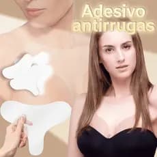 Adesivo silicone hidratação do colo e peito reutilizável autocolante Top Adesivo Silicone Reutilizável Anti Rugas Decote