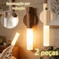2peças recarregável Sensor esportivo quarto lâmpada LED luminoso-Luz Segurança para Escadas/Corredor/QuartoEscuro​​