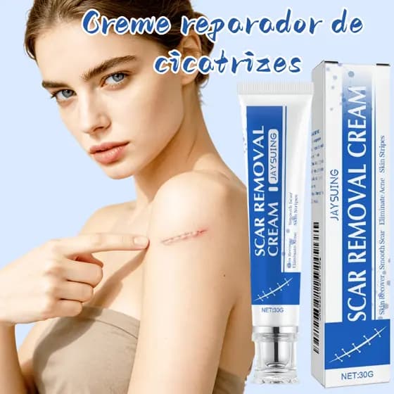 Creme para Cicatrizes|Atenua queimaduras e escaldões, cuida de cicatrizes novas e antigas Reduz marcas