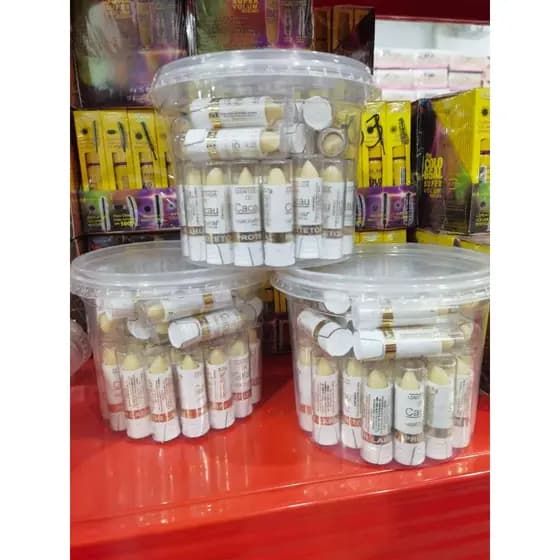 Bálsamo Labial Manteiga De Cacau 10/20/30/40/50/60-Reparador 24 Horas-Fragrância Natural