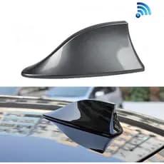 Antena Carro Barbatana Tubarão: Preto, 6,0dB FM | Todos Carros Teto Curvado