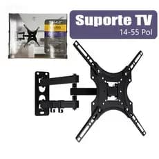 haosin 14-55 Pol Suporte Tv Tri Articulado Lcd Led Plasmapara parede