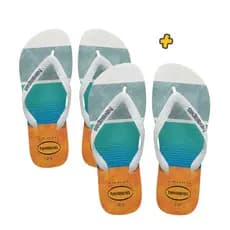 Kit Chinelo Masculino 2 Pares Super Confortável Macio Antiderrapante Envio Rápido