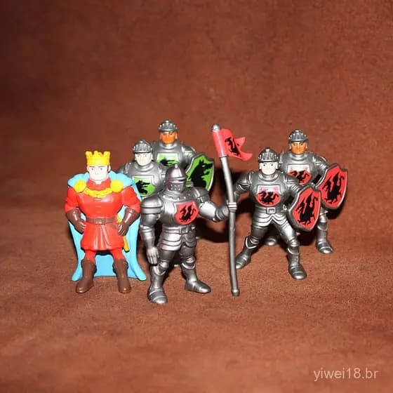 Brinquedo popular para crianças: modelo de figura realista, decoração de cena de personagem, soldado antigo, soldado rom