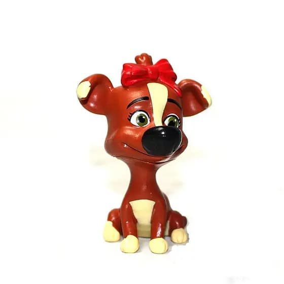Brinquedo infantil popular em forma de animal, figura decorativa, boneco de anime, cachorrinho de desenho animado K61O