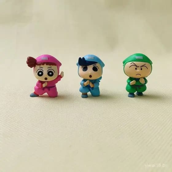 Nova cápsula de brinquedo original Crayon Shin-chan Edição Cinematográfica 2025, figura do Ninja Doraemon, mini decoraçã