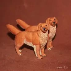 Popular Safari - Modelo Realista de Animal de Fazenda em Plástico, Brinquedo de Cão de Estimação, Golden Retriever G0DA