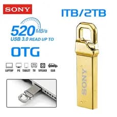 SONY 2TB 1TB Metal Flash Drive Transferência De Super Alta Velocidade U Disk USB 3.2 À Prova Dwaterproof Água Tipo-C Mem