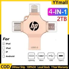 2TB 4-Em-1 1TB flash drive USB 3.0 Memória Vara OTG Pendrive Velocidade Rápida Tipo-C Para i/O/S/Tablet/Android/Smartpho