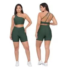 Conjunto Fitness Academia Short Academia e Top Fitness