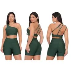 Kit 2 peças Short e Top Academia Fitness