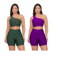 Conjunto Academia Short Academia e Top Feminino