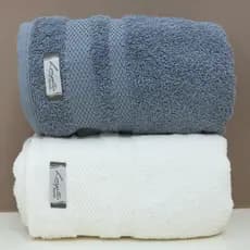 Kit/Jogo 2 Toalhas BANHÃO 100% Algodão Aconchegante Alta Absorção ANNECY
