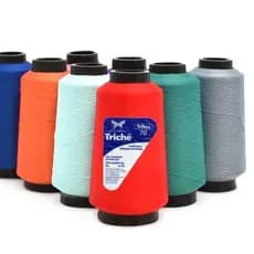 FIO POLIÉSTER PARA OVERLOCK INTERLOCK GALONEIRA CONE COM 70G