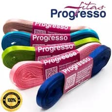 Fita de Cetim Progresso N°1 7mm - Peça com 10 Metros