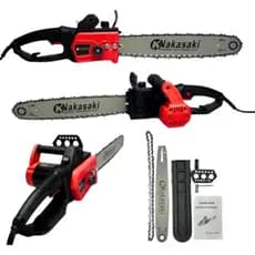 Motosserra Elétrica 1600W Profissional Sabre 16" Nakasaki – Potente para Corte de Madeira e Jardim