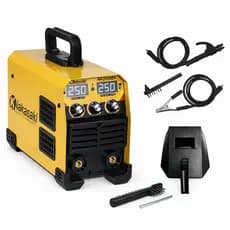Máquina De Solda Inversora BIVOLT 250A MMA 3.2mm + Máscara de Proteção