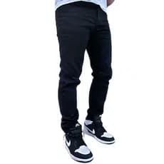 Calça Jeans Masculina PRETA Slim Fit Premium Lycra dia dia trabalho e passeio