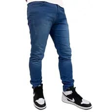 Calça Jeans Masculina AZUL MÉDIO Slim Fit Premium Lycra dia dia trabalho e passeio