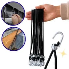 Extensor Elástico Cordinha Liguinha 35cm Lona Amarração Multiuso Caminhão