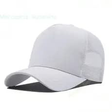 Boné Trucker Telinha Liso Branco Sem Estampa Promoção Lançamento