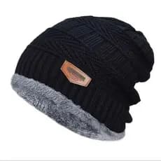 Touca Unissex Gorro Forrado de Lã Toca