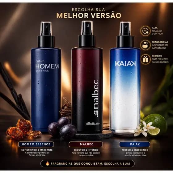 BODY SPLASH Masculinos Nacionais Longa Duração