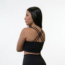 Cropped top Feminino Academia Reforçado para corrida