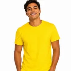 Camiseta Brasil Verde e Amarela 100% Algodão Lisa Copa do Mundo Seleção Brasileira