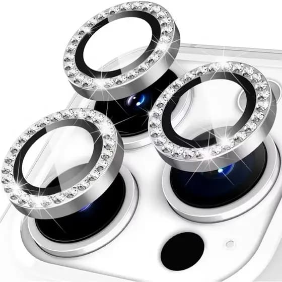 Películas Lente Câmera Brilho brilhante Para iPhone 11 12 13 14 15 16 Pro ProMax Plus XR 16e 17e
