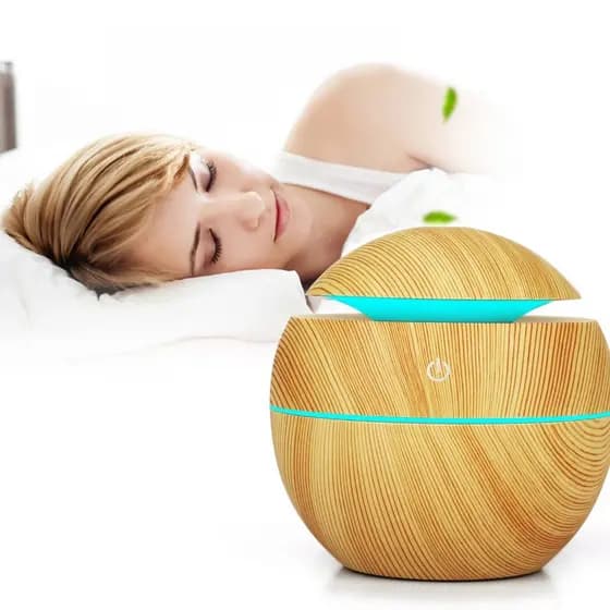 Umidificador Aromatizador Difusor Ultrassônico Luzes Ar130ml