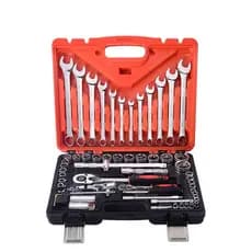 Kit Ferramenta Jogo Soquete Chave Combinada Catraca 61 Pcs Ferramentas de reparo de automóveis