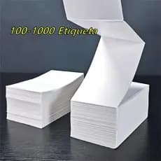 Pacote De 200 a 1000 Etiquetas Térmicas Papel Adesivo Térmica Serrilha Resma 10x15 100x150 Ecommerce